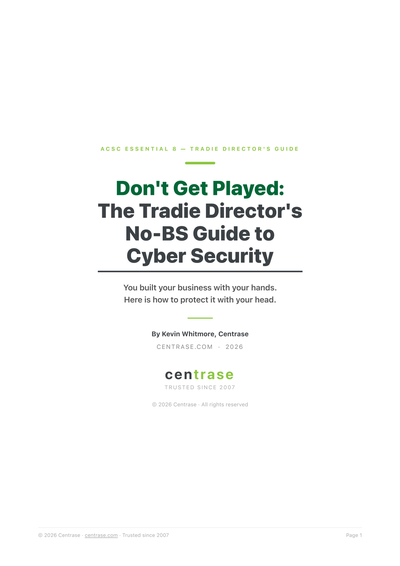 Don't Get Played - Tradie Director's Cyber Security Guide